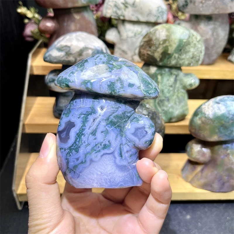 Бриллиантовые грибы из кристалла