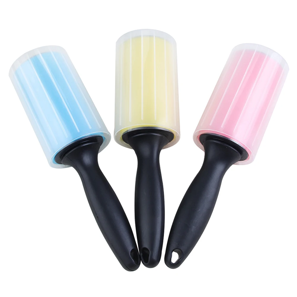 

Clothes Clean Dust Remover Carpet Pet Hair Tools Portable Easy Adhesive Reusable Washable Wiper Lint Roller Straight Household