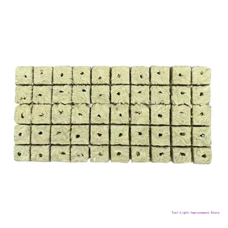 C63E 50 шт. кубики из минеральной ваты для выращивания черенков клонирования