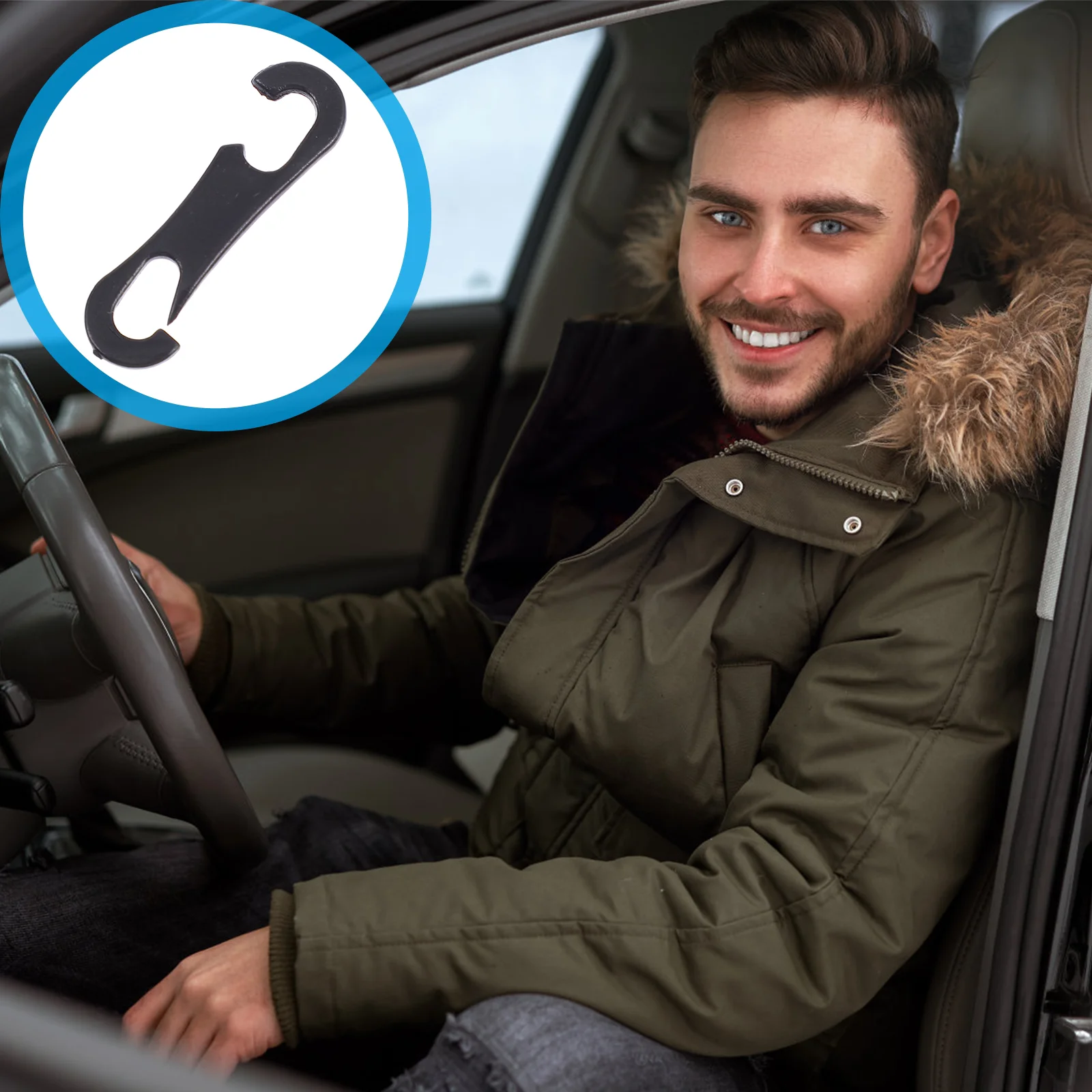 

Cover Car Accessories Hooks Auto Fix Headrest Hook Tool Seat Plastic Cushion Supplies Hanger Backseat Fitment Vehicle