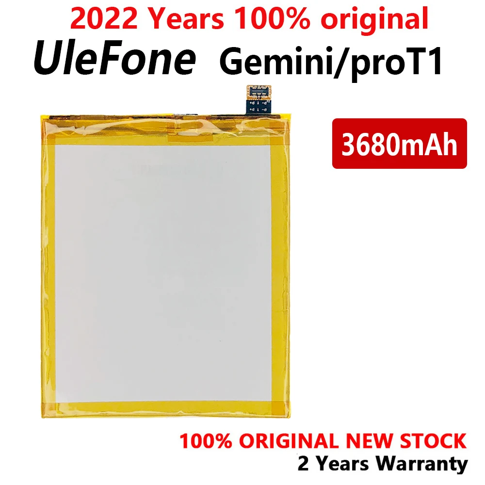 

New 100% Original 3680mAh Phone Battery For Ulefone Gemini Pro T1 Backup Phone High Quality Batteries With Tracking Number