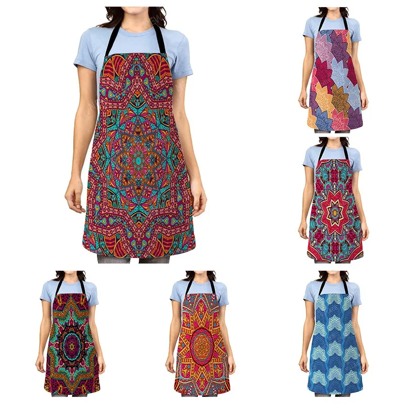 

Женский кухонный фартук в эстетике, оригинальный Детский водонепроницаемый фартук для работы с официантами для девочек и мужчин, маслостой...