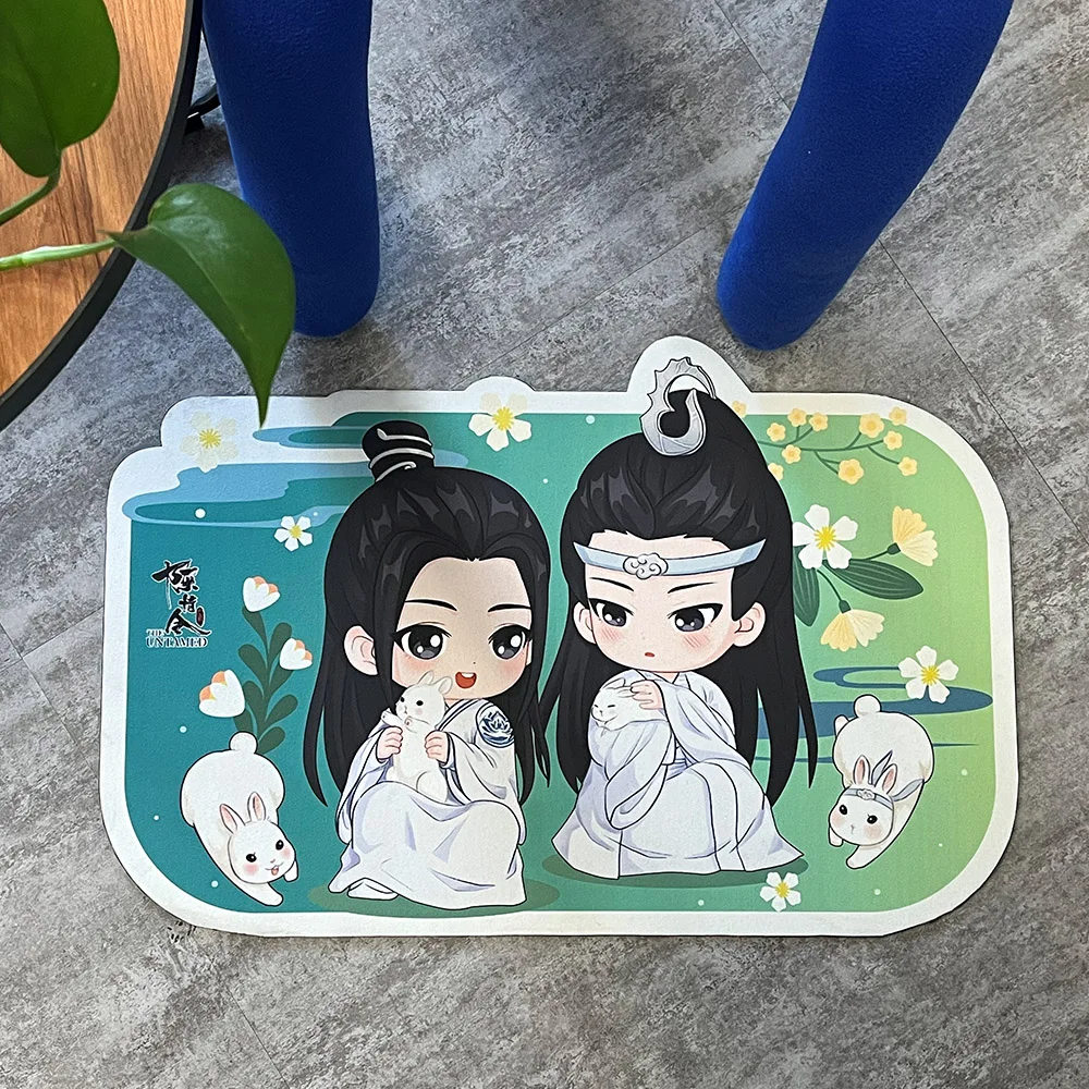 

Официальный аниме Mo Dao Zu Shi The Untamed Wuxian Wangji MDZS мультяшный абсорбирующий нескользящий напольный коврик для косплея декоративный подарок