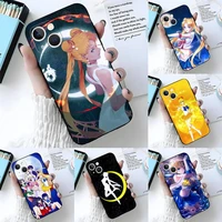cartoon sailor moon phone case shell for iphone 12pro 11 13 pro max mini xs x xr 7 8 6 6s plus se 2020 high quality macia cover