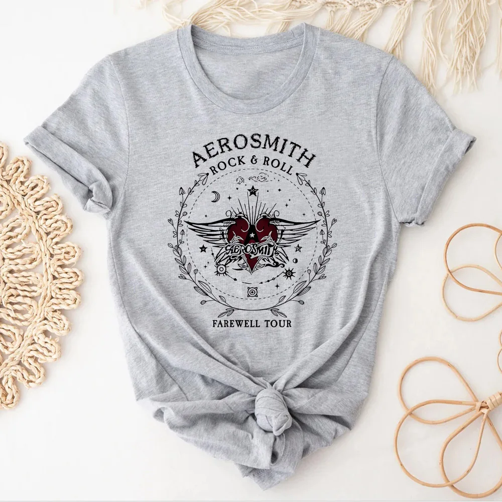 Женская рубашка Aerosmith в стиле гранж поп-культура красочная университетская