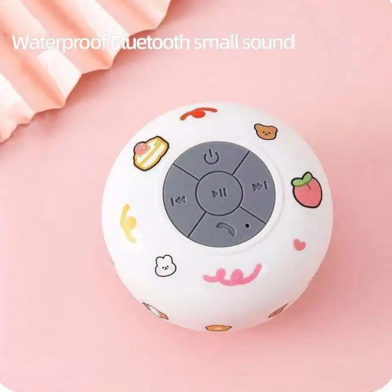 Новый водонепроницаемый Bluetooth-динамик для ванной комнаты с большой присоской |