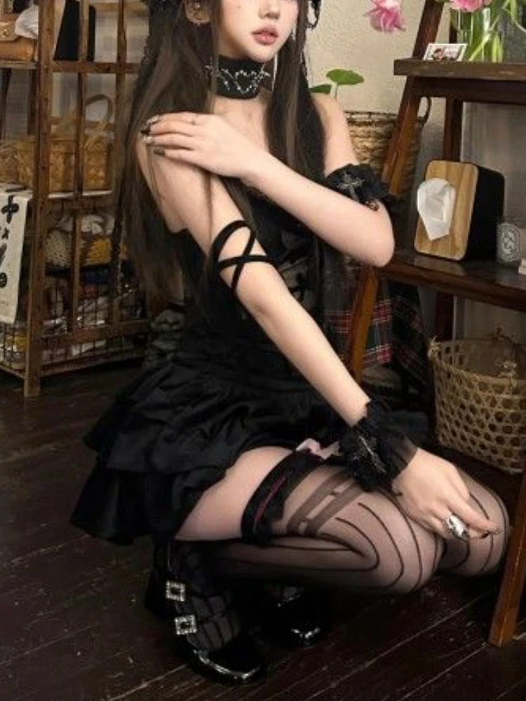 Pure Desire Сексуальный кружевной комплект из 2 предметов Женский летний топ с лямкой