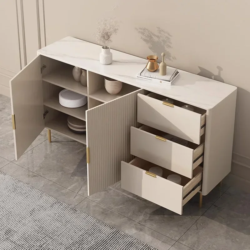 Многоцелевой витрина современный деревянный шкаф для организации дома ящик