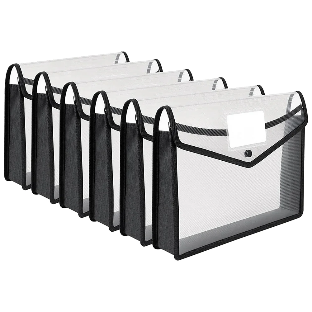 

File Holder Plastic Wallets Files Envelope Pocket Document Folder Clear Poly Envelopes Bag Pp Office Student