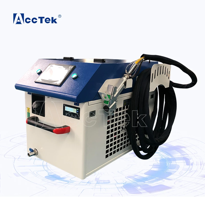 

AccTek laser Metal Cleaning Cnc Laser Do Usuwania Rdzy Laser Rust Removal Metal Surface Cleaning Machine For Iron Cleaning