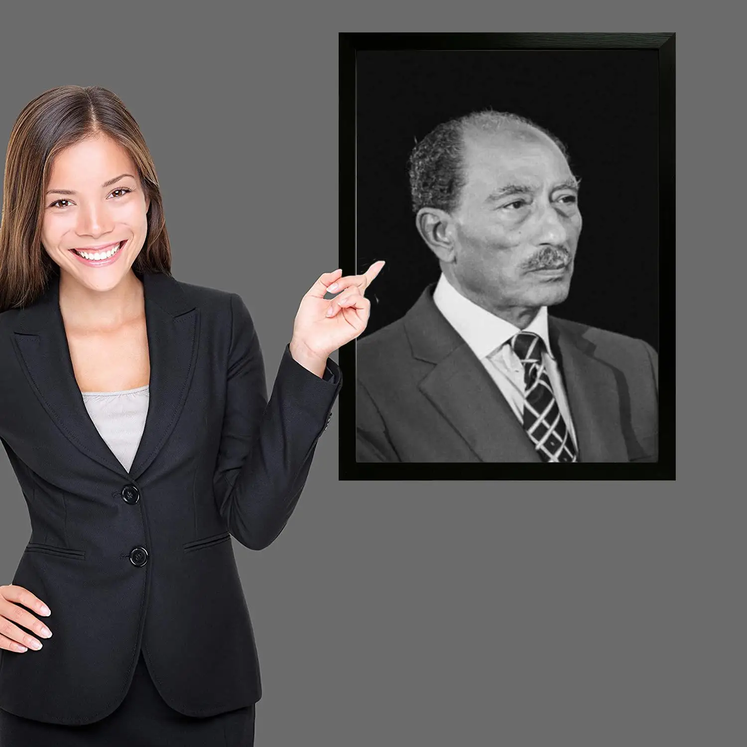 Анвар Садлат холст художественный постер настенная живопись печать современные