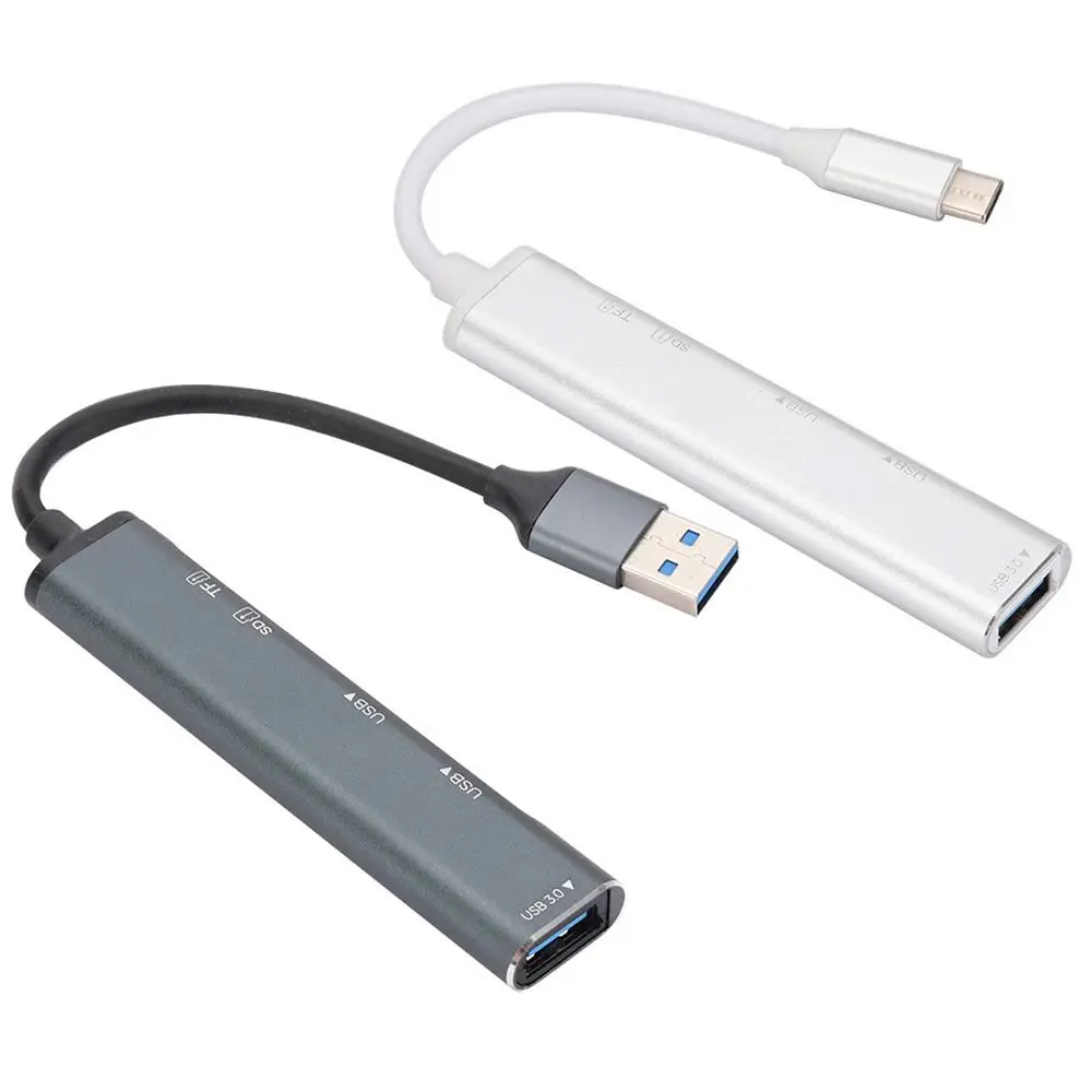 

Expansion dock usb 3.0 hub hub TYPE3.1 extender USB2.0 splitter SD/TF card reader aluminum alloy