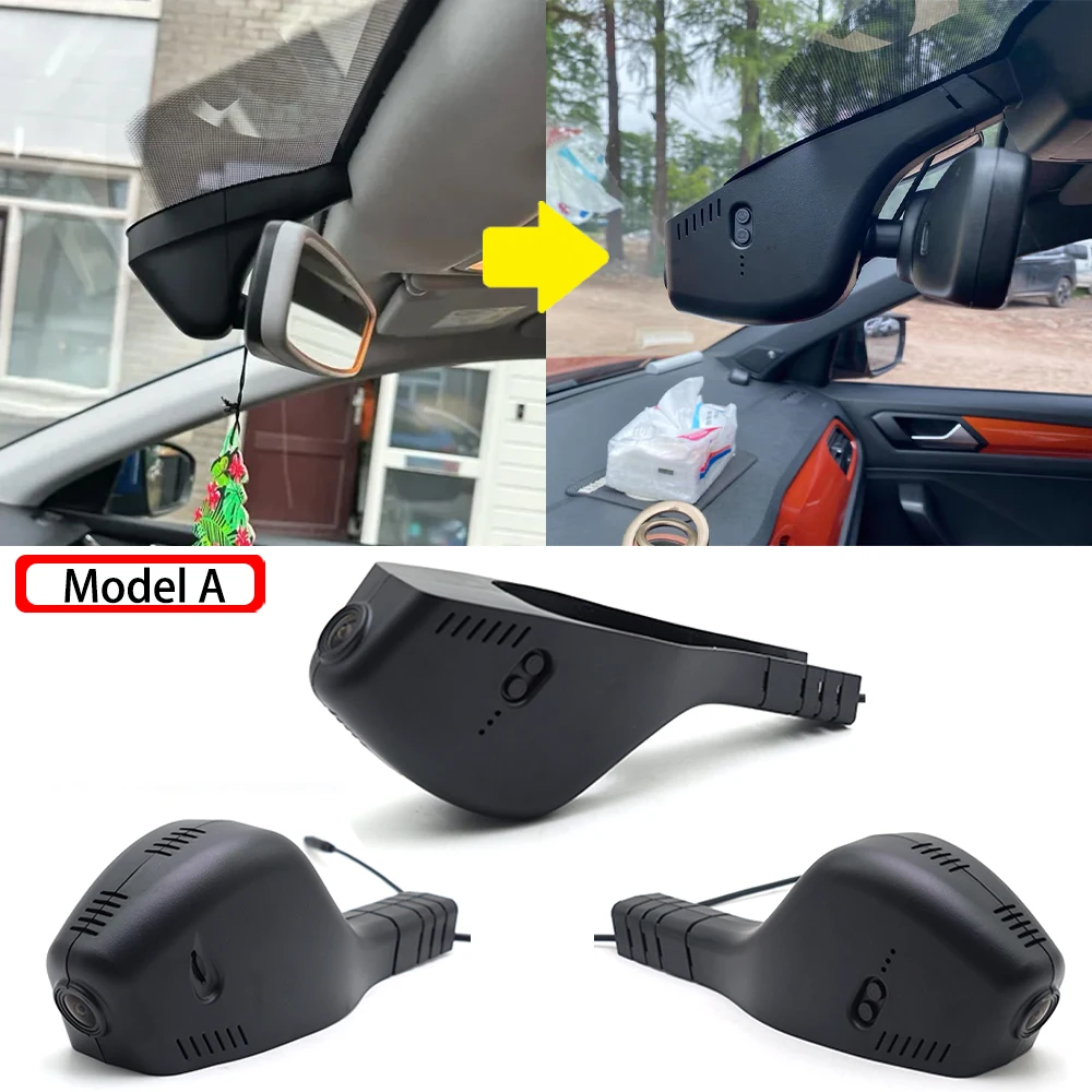Фото ZJCGO для Volkswagen VW Beetle Coccinelle Maggiolino Fusca Touran Taigun UHD Автомобильный видеорегистратор 4K DVR Dash Cam Камера приборной панели №4