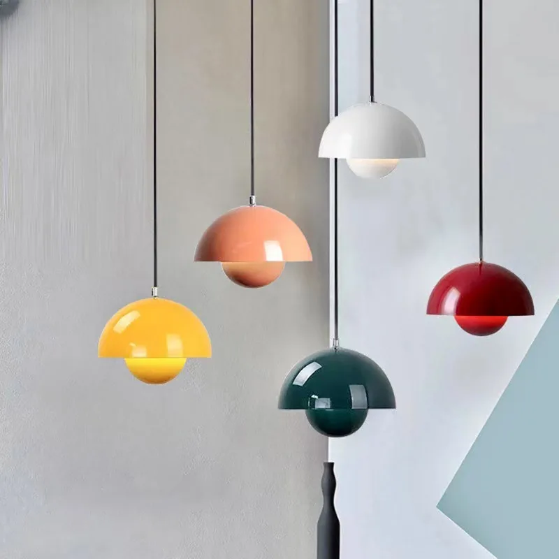 

Modern minimalist chandelier Danish designer artistic creativity Nordic restaurant bedroom bedside study balcony bud chandelier