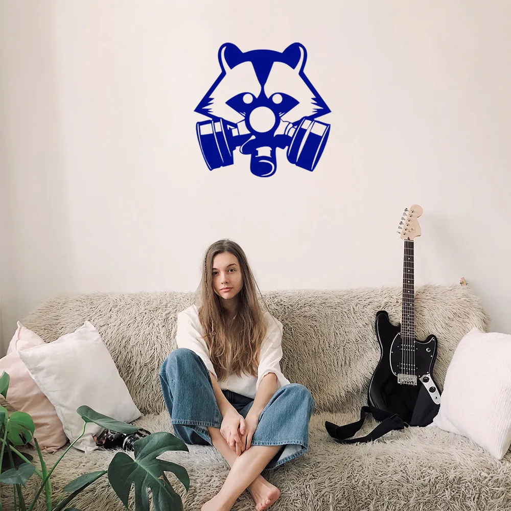 Наклейка на окно автомобиля MIGNATIS-Raccoon водостойкая | Автомобили и мотоциклы