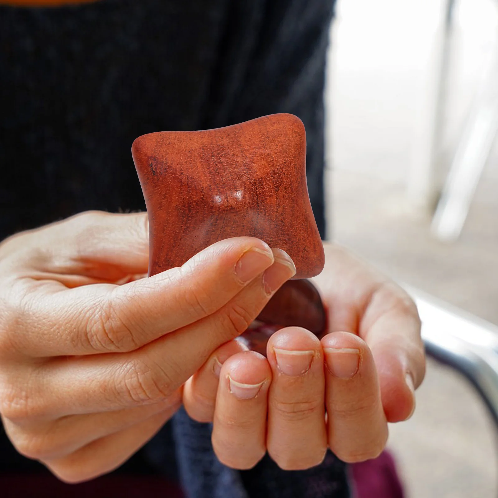 Массажер для рук мячи упражнений фитнес деревянная ручка Баодин ролик ног