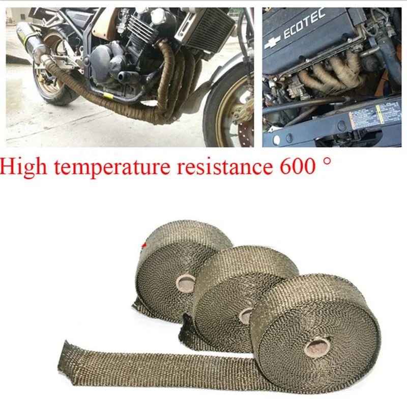 Универсальная Ткань для теплоизоляции выхлопной трубы мотоцикла защитный
