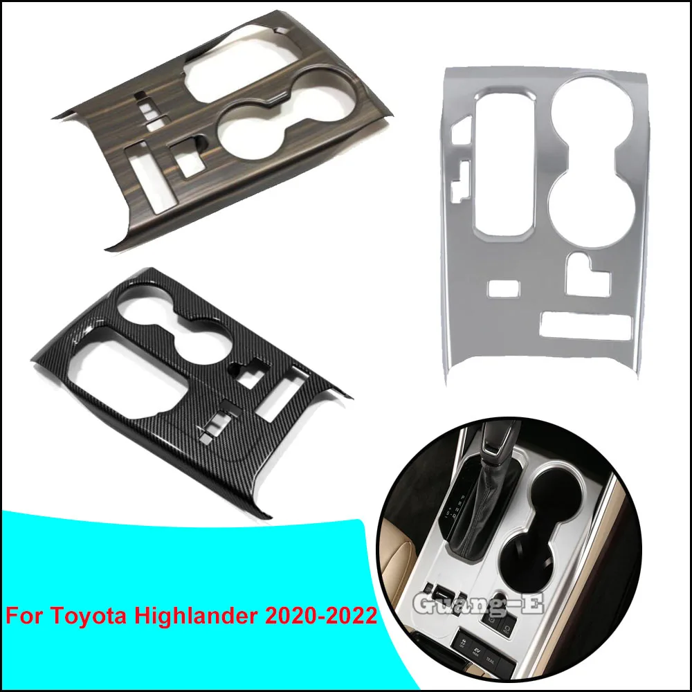 

Для Toyota Highlander 2020 2021 2022 автомобильный Внутренний Средний переключатель переключения передач лопастной стакан рамка отделка наклейка подлок...