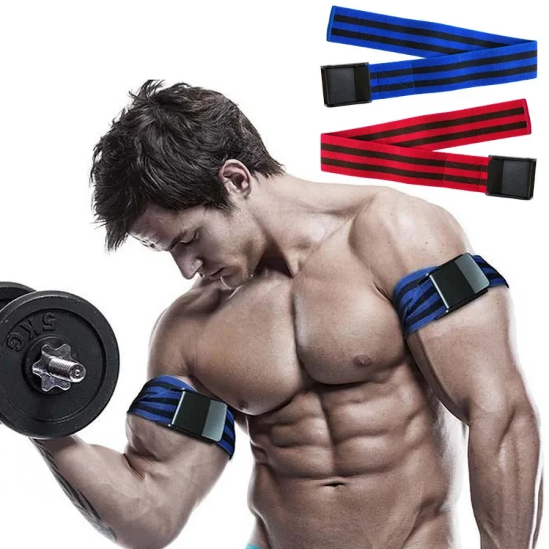 

Fitness Gym Equipment Training BFR Occlusion Bands Bodybuilding Weightlifting Arm Leg Muscle Growth Blood Flow Restriction Bands