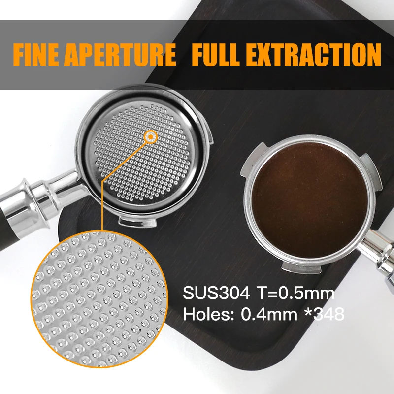 51 мм портативный фильтр для кофе без дна с фильтром корзина Homix H11 усилитель Cecotec