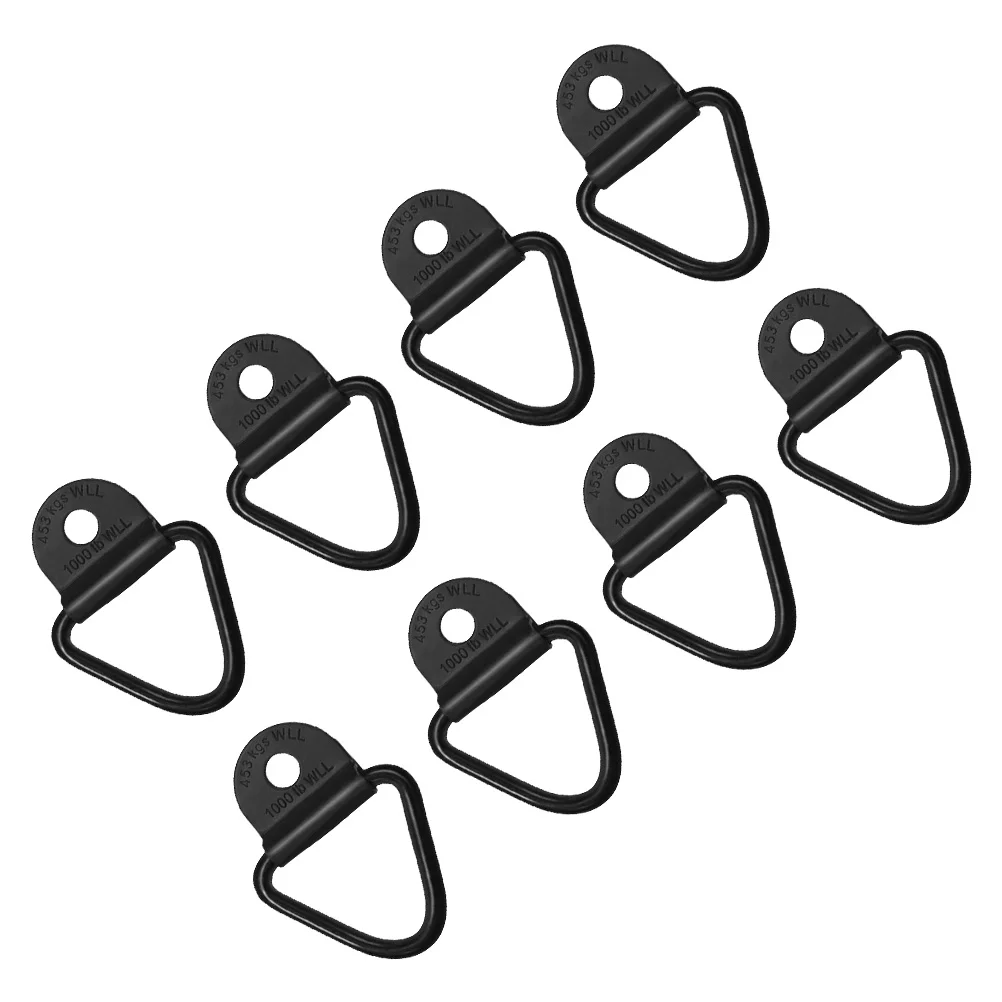 

8 Pcs Cargo V-shape Anchors Heavy Duty Truck Tie Down Hooks Trailers Anchors