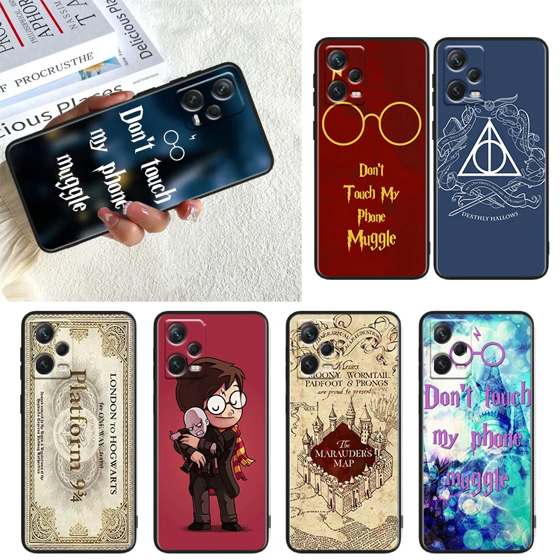 

Cool Harries Wand Potters Phone Case For Xiaomi Redmi Note 11E 11T 11S 10T 10S 9S 9T 8T 7 Pro Plus Lite Max Black Cover