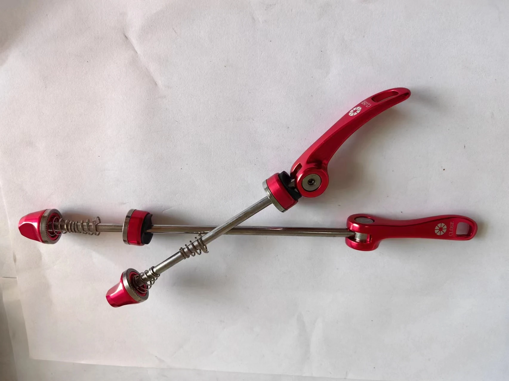 Для складного велосипеда Dahon Quick Release 74 мм 135 QR Skewer alloy Axle Red