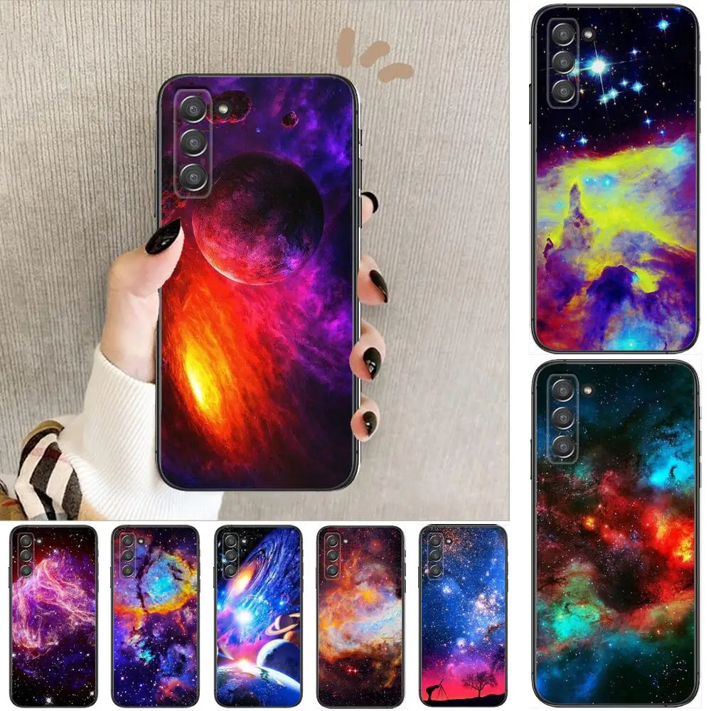 

cosmic galaxy Phone cover hull For SamSung Galaxy s6 s7 S8 S9 S10E S20 S21 S5 S30 Plus S20 fe 5G Lite Ultra Edge