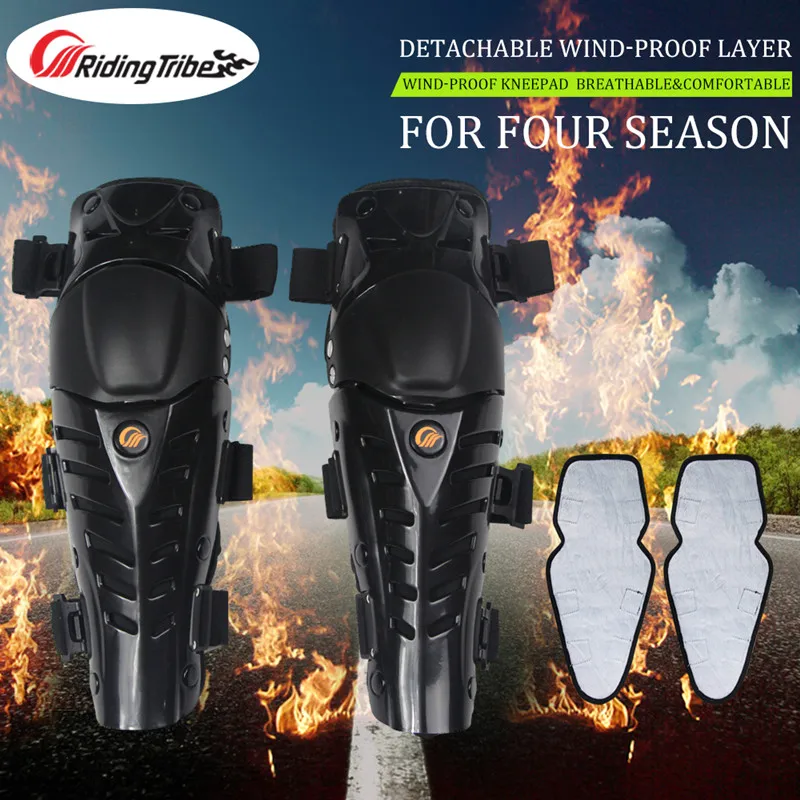 

Motorcycle Knee Pads Summer Breathable Winter Warm Motocross Off-Road Racing Knee Shin Guards Full protection Gear HX-P03