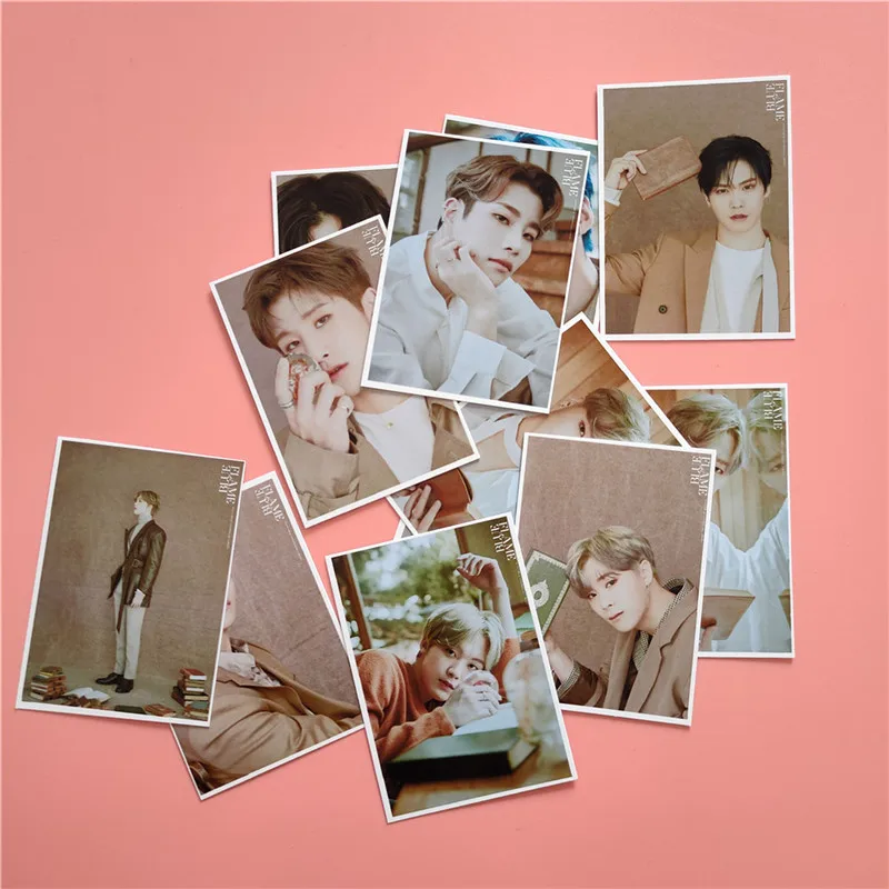 16 шт./компл. Kpop Астро участников Фотокарточка новый альбом карта BLUE FLAME Cha Eun Woo Moo Bin