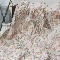 yarn dyed jacquard gold embossed bubble fabric soft elegant tutu skirt dress making fabric 50cmx140cm