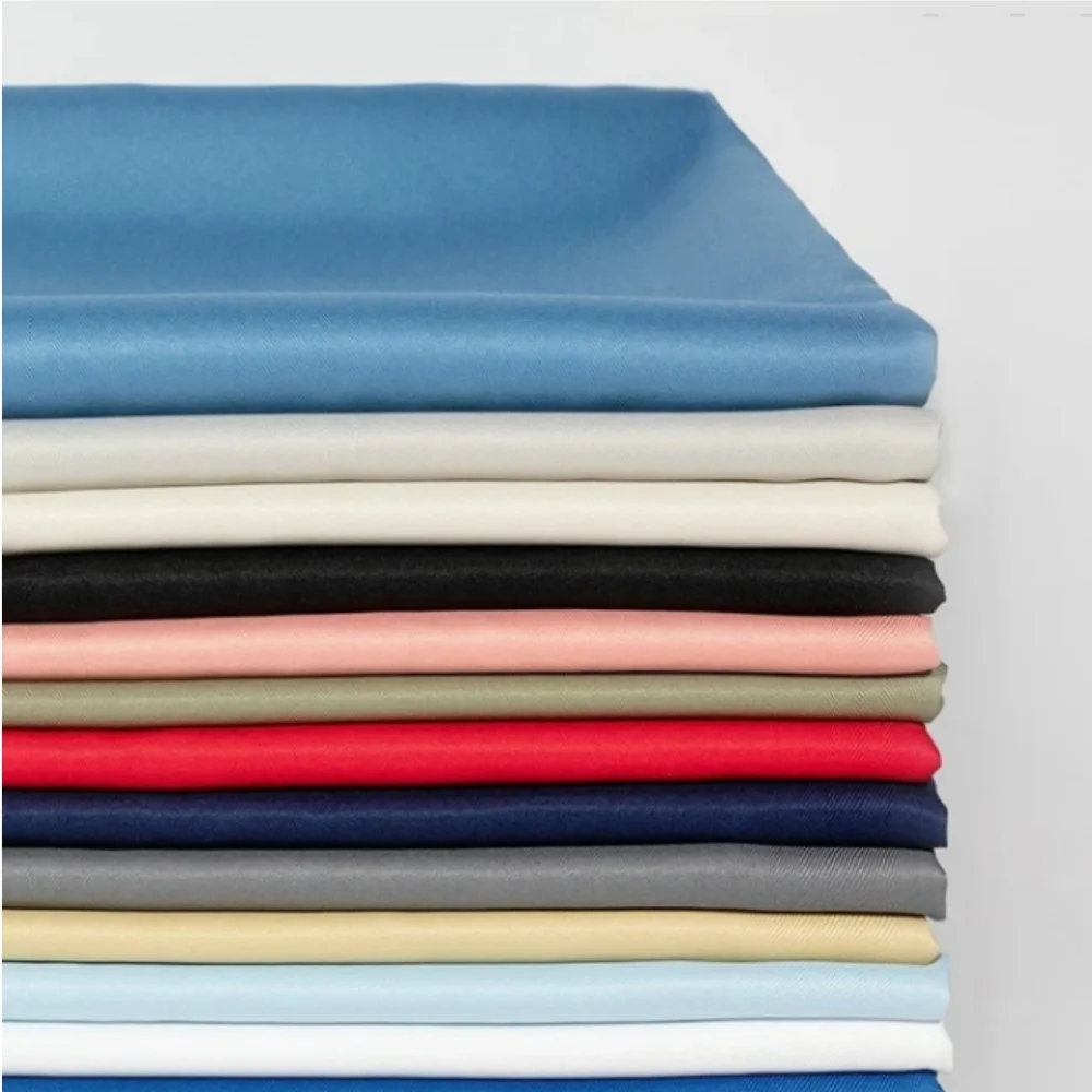 TR Эластичная тяжелая брендовая модная дизайнерская однотонная ткань для одежды