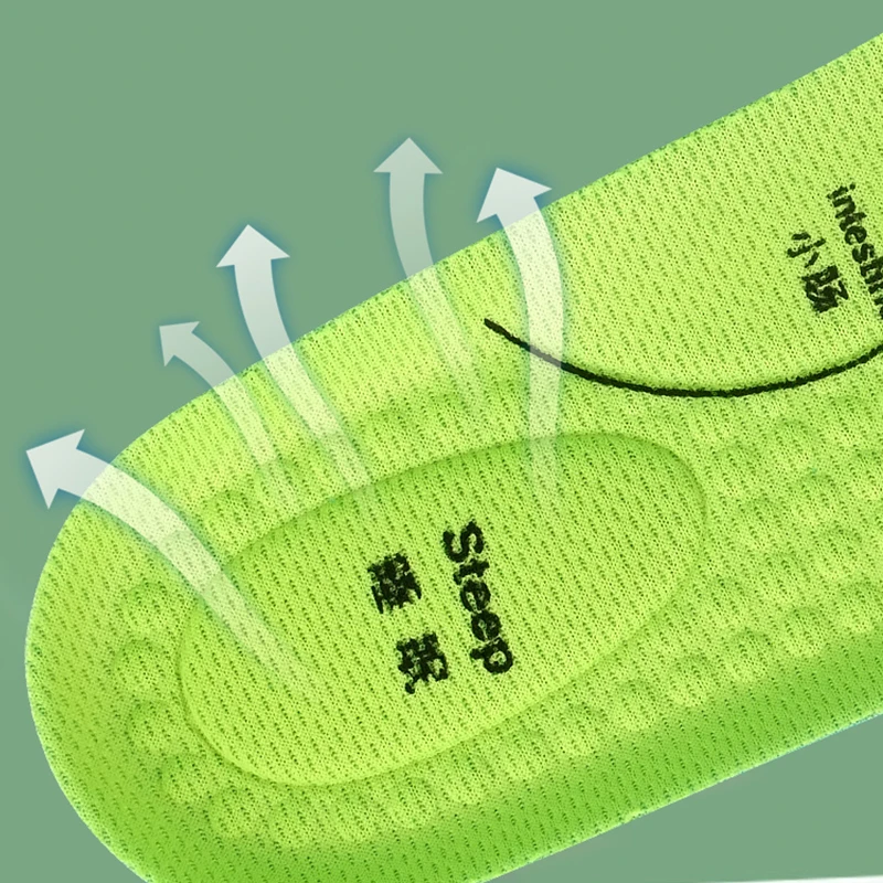 4PCS Foot Acupressure Insole Men Women Soft Breathable Sports Cushion Inserts Sweat-absorbing Deodorant Insole Shoe Pads