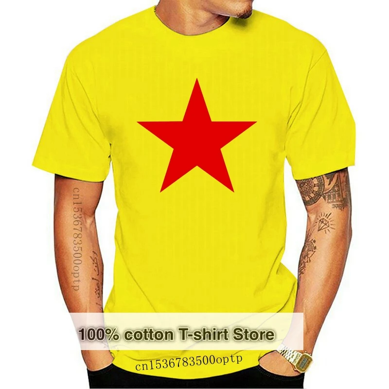 

Red Star Communist Nostalgia Soviet Russia Moscow USSR Military T-shirt