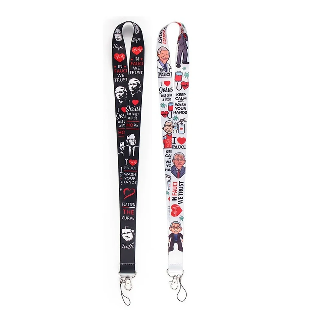 

Dr. Fauci Neck Strap Phone Key ID Card Holder Lanyard Key DIY Hang Rope Lanyards