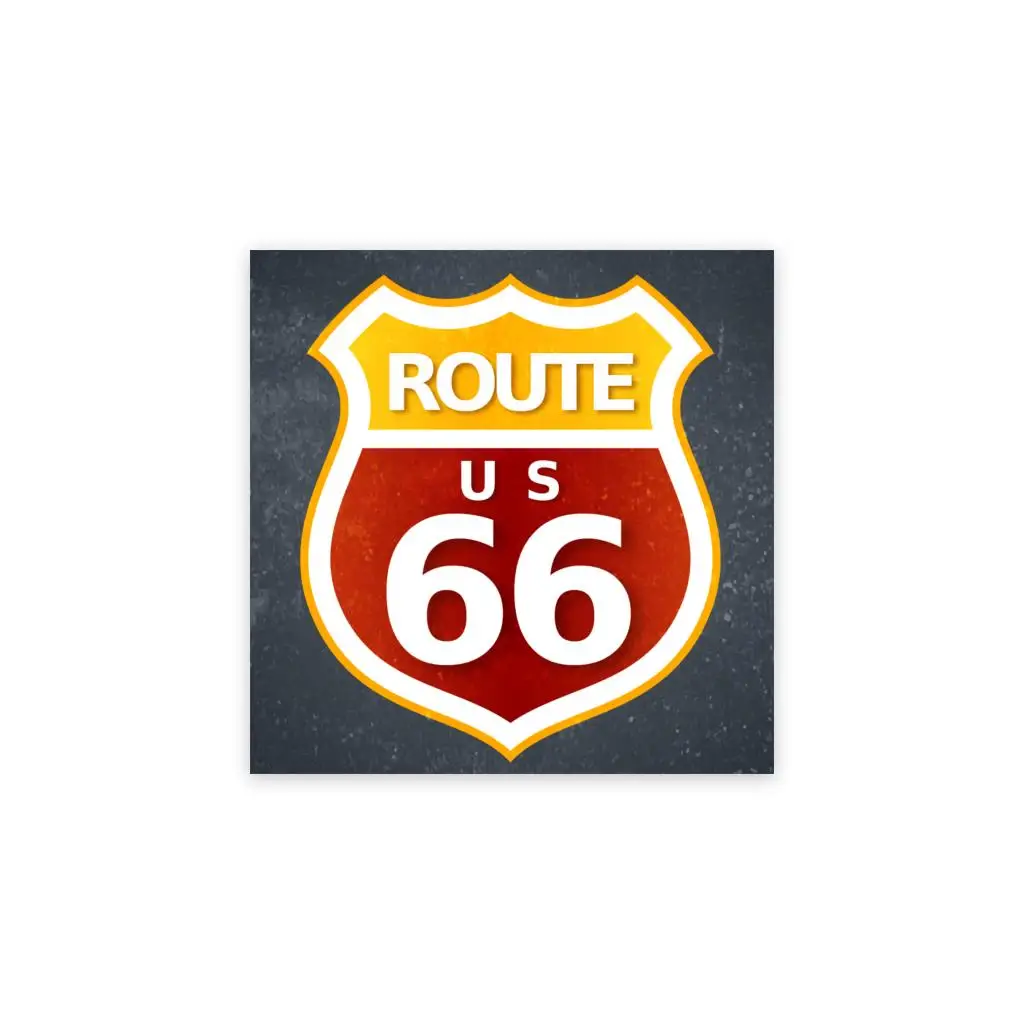 

Самолёт с наклейками Route US 66 Extreme