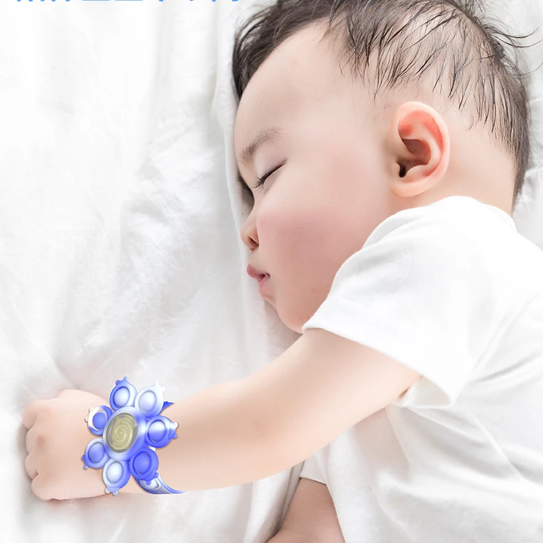 Игрушка антистресс силиконовый браслет против тревоги и стресса для детей с