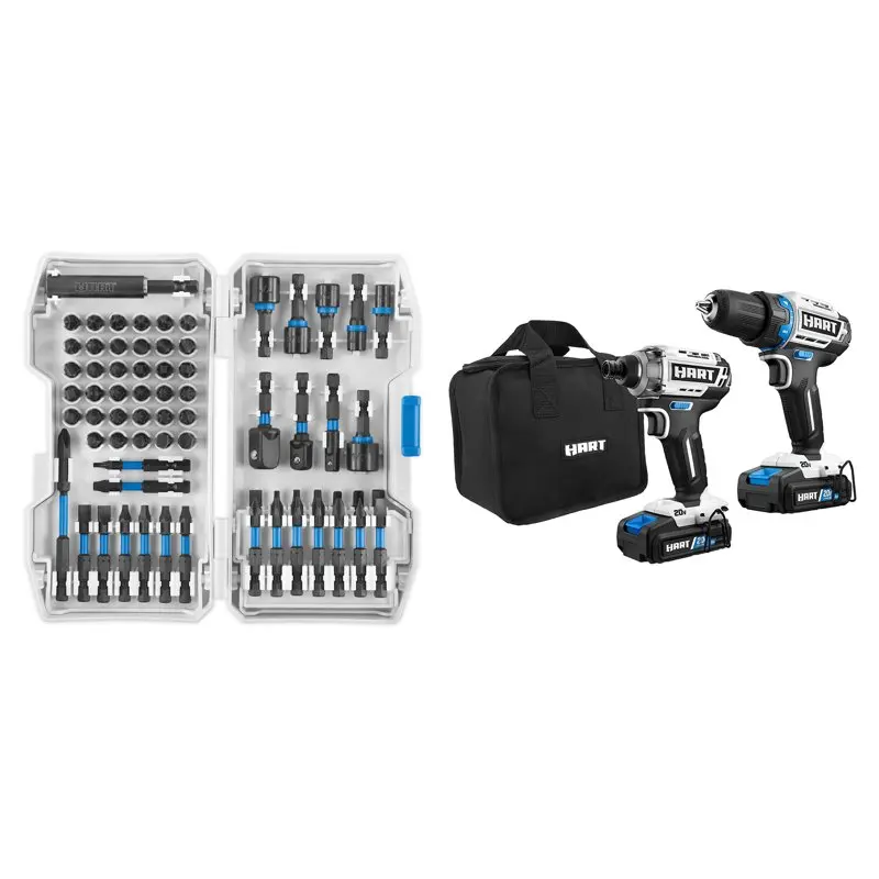 

20-Volt Brushless Drill/ Driver and 31PC Driver Set Bundle