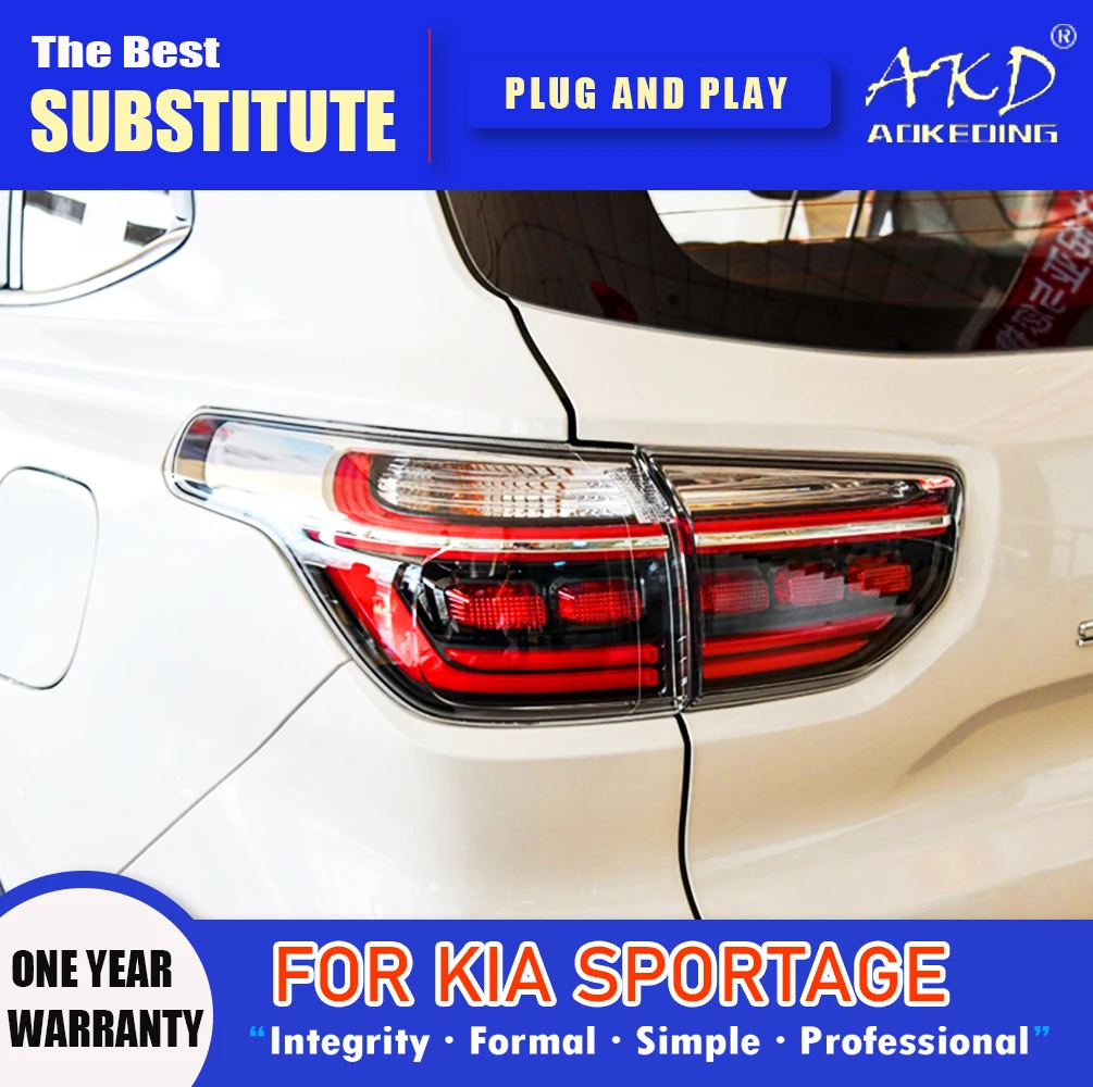 

AKD Head Lamp for Kia Sportage LED Headlight 2017-20 Headlights Sportage DRL Turn Signal High Beam Angel Eye Projector