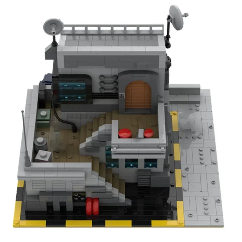 Звездная модель фильма Moc Building Bricks Модульная императорская база # 2-командный