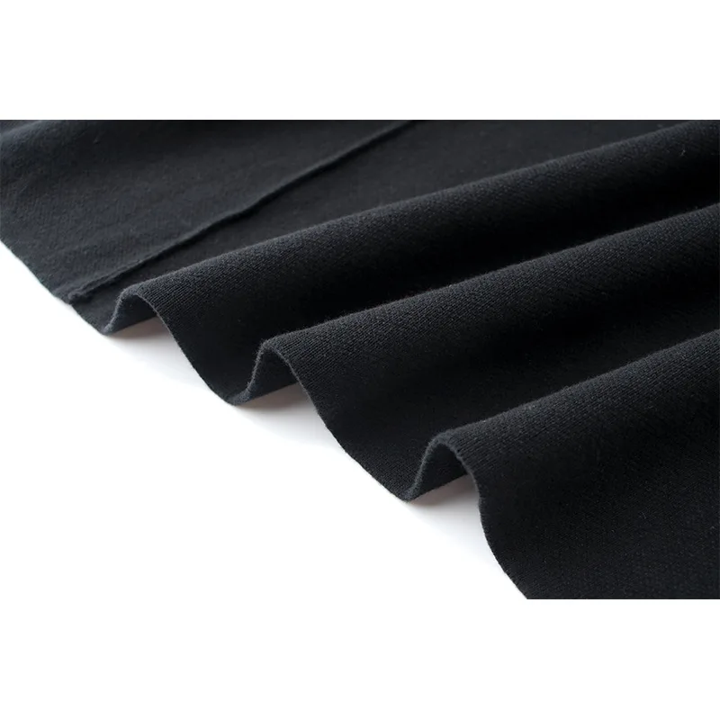 Женский кардиган с V-образным вырезом Черный жакет поясом Женская официальная