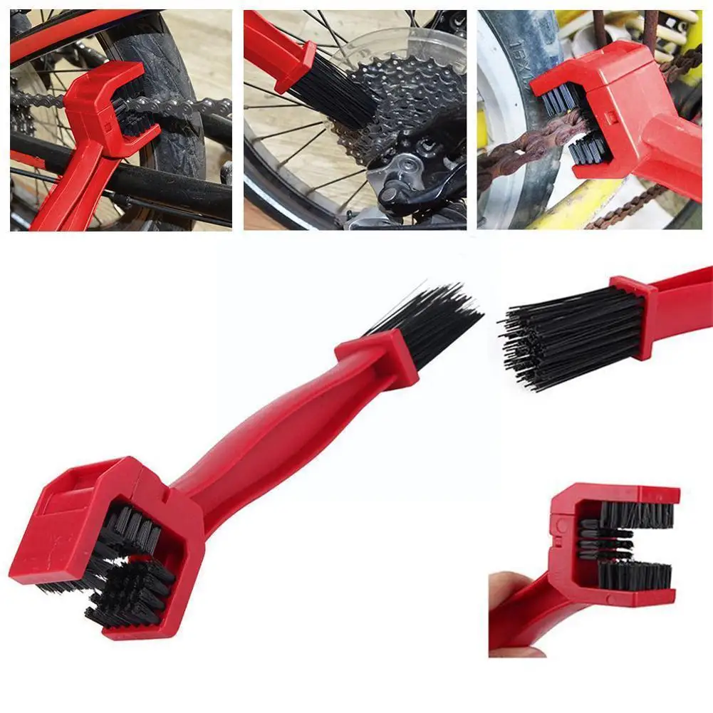 

Motorcycle Mountain Bike Bicycle Double-end Chain Cleaning Brush For Tl1000s 600 750 Katana Sfv650 Gladius S S4g7