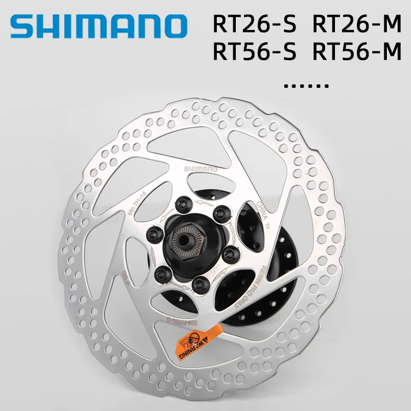 

Shimano Deore RT56 RT26 160mm 180mm 6 Bolt Brake Disc Mountain Bike Bicycle Rotor SM-RT56 M6000 MTB Bike Brake Disc 160MM 180MM