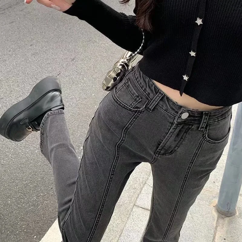 

Women Pant Woman Jeans High Waist Denim Pants Wide Leg Denim Clothing Blue Jeans Vintage Quality Fashion Straight Pants