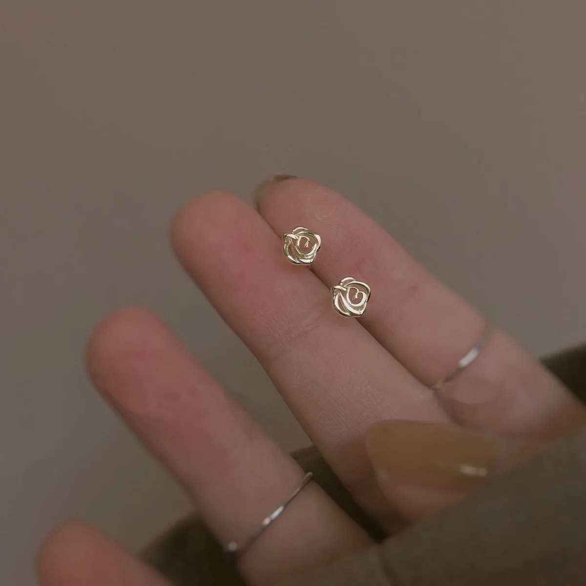 

Sweet Flower Female Tree Leaf Earrings Korean Small Fresh Summer Trend Jewelry For Girl Women