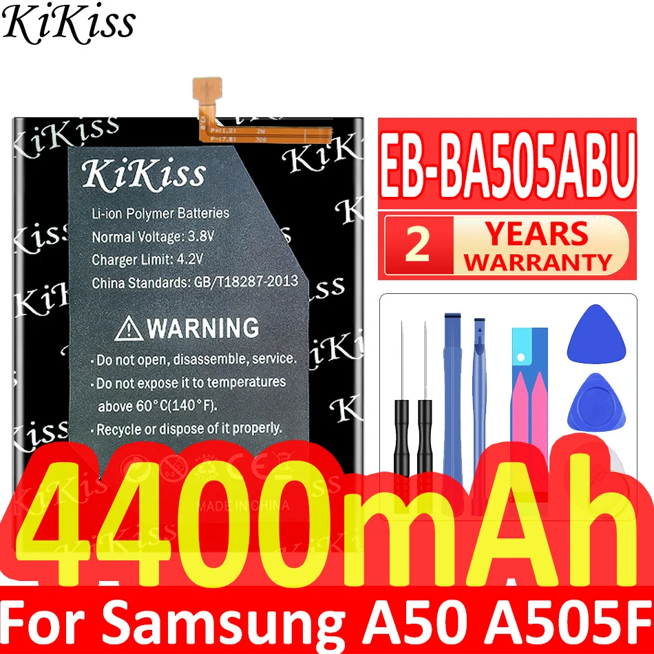 

For SAMSUNG EB-BA505ABN EB-BA505ABU 4400mAh Battery for SAMSUNG Galaxy A50 A505F SM-A505F A505FN/DS A505GN/DS A505W A30s A30
