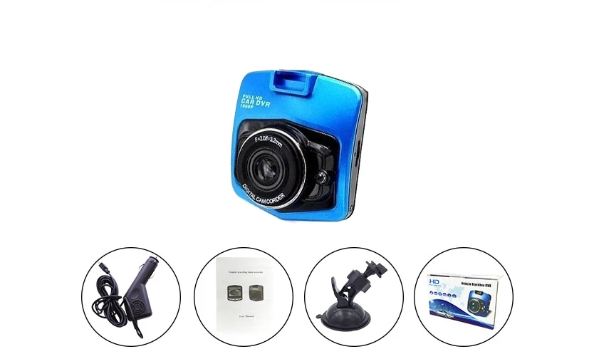 

Видеорегистратор автомобильный, передняя и задняя камеры, FULL HD 1080P