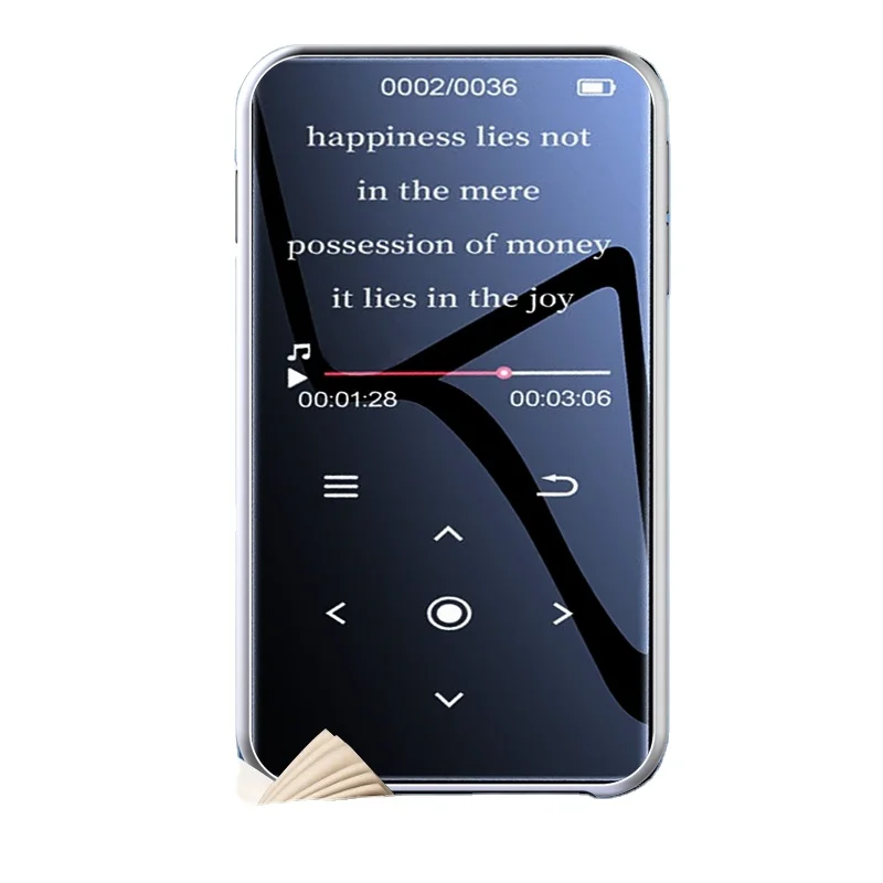

Touch Screen Music Mp3 Player 32GB Multi-language MP3 Decoder with FM Radio