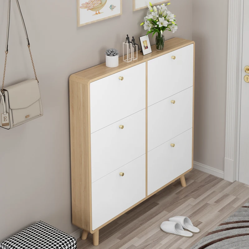 

Modern Large Shoe Cabinets Multi Layer Designs Entrance Space Saving Shoe Cabinets Clothes Storage Muebles Hogar Home Furniture