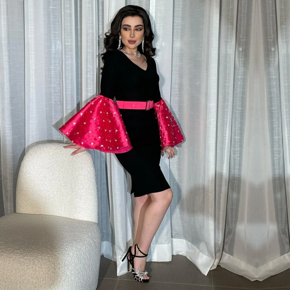 

Florine High Neckline Club Sheath Party Sleeveless Lady Gown Women Prom Dress evening gowns for women vestidos largos elegantes